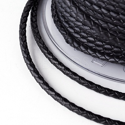Braided Cowhide Cord WL-I003-3mm-B-05-1