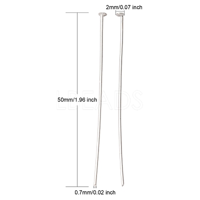 Iron Flat Head Pins X-HP5.0cm-NF-1