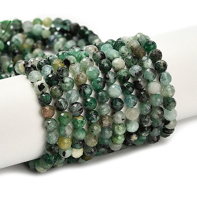 Natural Emerald Beads Strands G-Z106-A02-4mm-1