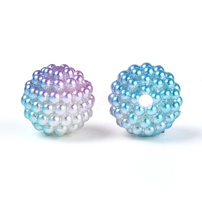 Imitation Pearl Acrylic Beads OACR-T004-15mm-07-1