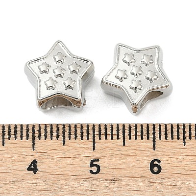 CCB Plastic Large Hole Beads CCB-D278-11P-1