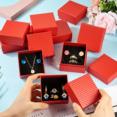 Rhombus Textured Cardboard Gift Storage Boxes CON-TAC0010-03B-04-1