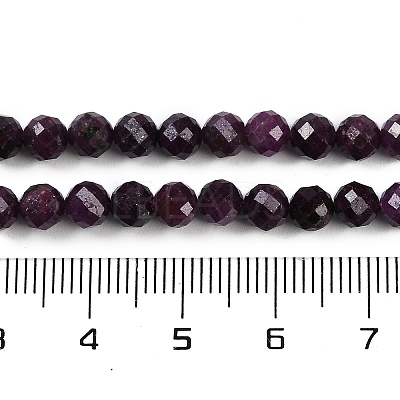 Natural Ruby Beads Strands G-P553-G01-04-1