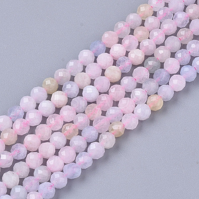 Natural Morganite Beads Strands X-G-S361-3mm-021-1