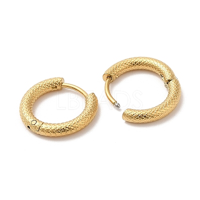 304 Stainless Steel Hoop Earring EJEW-H134-01G-1