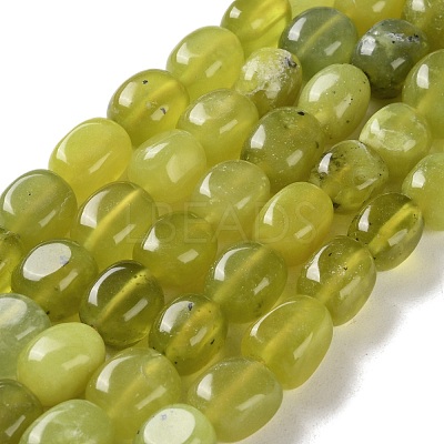 Natural Lemon Jade Beads Strands X-G-P497-01D-04-1