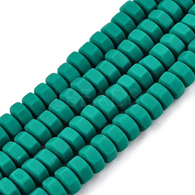 Handmade Polymer Clay Beads Strand CLAY-T021-01E-1