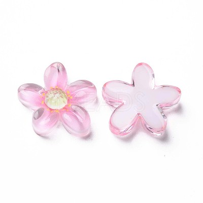 Transparent Epoxy Resin Cabochons CRES-S365-25-1