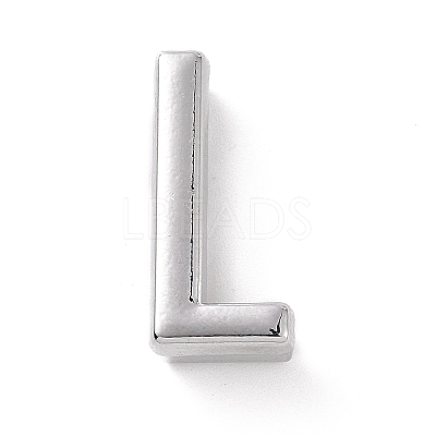 Alloy Letter Slide Charms FIND-A023-17L-1