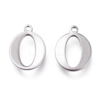 Tarnish Resistant 304 Stainless Steel Charms STAS-H112-O-P-1