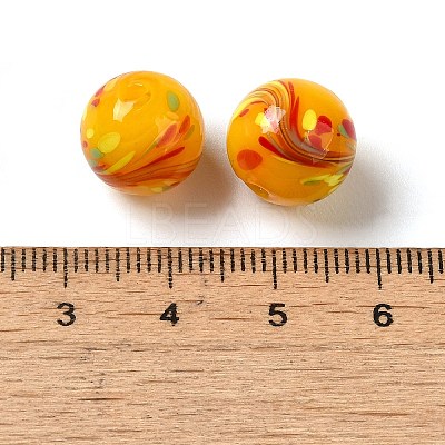 Handmade Lampwork Beads LAMP-P063-01G-1