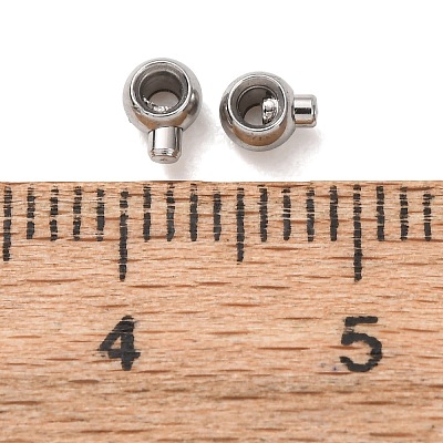 304 Stainless Steel Crimp Beads STAS-A151-05P-1