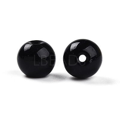 Opaque Solid Color Glass Beads LS-GLAA-N007-10mm-A07-1