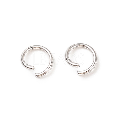 Tarnish Resistant 304 Stainless Steel Open Jump Rings STAS-R049-6x0.8mm-1