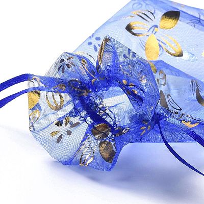 Organza Drawstring Jewelry Pouches OP-I001-A07-1