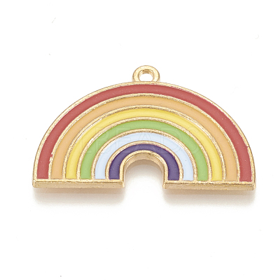 Alloy Enamel Pendants ENAM-S115-030-1