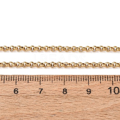 2.5MM 304 Stainless Steel Rolo Chain/Pea Chain Necklaces SA-CBA4160-23G-1