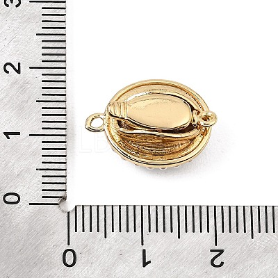 Brass & Synthetic Turquoise Box Clasps GG-CBAFA4F-01G-1