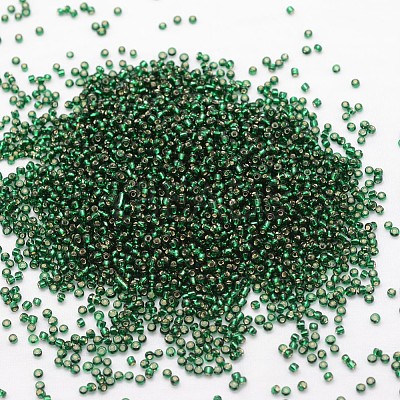 8/0 Transparent Glass Round Seed Beads SEED-J010-F8-37-1