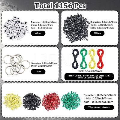 DIY Keychain Making Kits DIY-SC0031-88-1