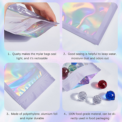 Laser PE Resealable Packaging Bags ABAG-SP0001-03B-1
