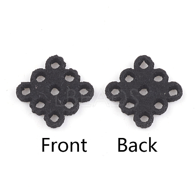 PU Leather Fabric Beads FIND-T020-070-1