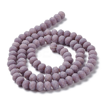 Glass Beads Strands EGLA-A034-P8mm-MD11-1