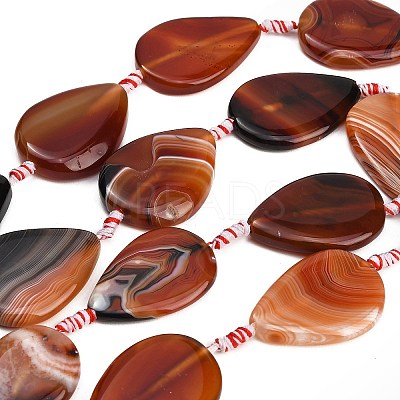 Natural Banded Agate/Striped Agate Beads Strands GG-CBAE0EB-01A-05-1