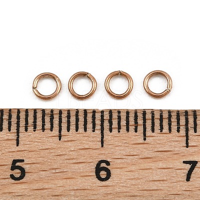304 Stainless Steel Open Jump Rings SA-CBAF81C-01A-RG-1