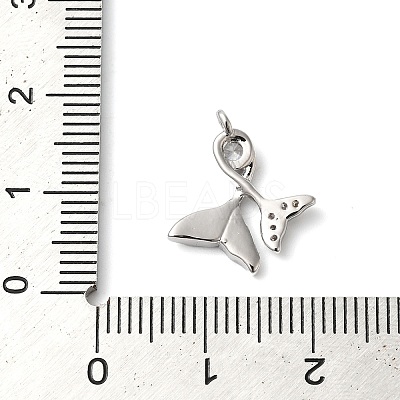 Brass Micro Pave Cubic Zirconia Pendants KK-G503-44P-1