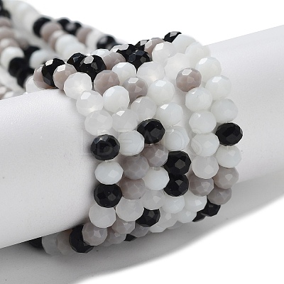 Glass Beads Strands EGLA-A034-M4mm-48-1
