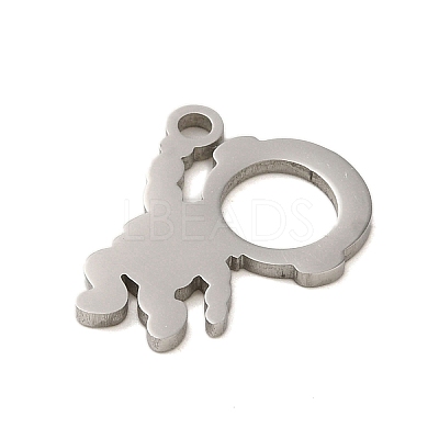 Non-Tarnish 304 Stainless Steel Charms STAS-S123-03P-11-1