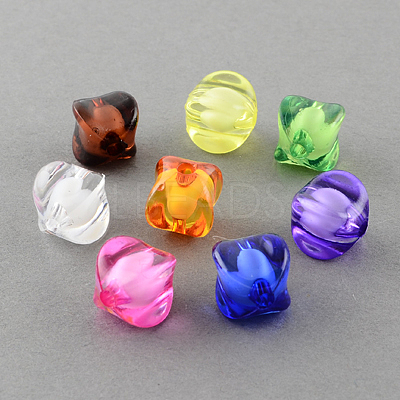 Transparent Acrylic Beads X-TACR-S111-13mm-M-1