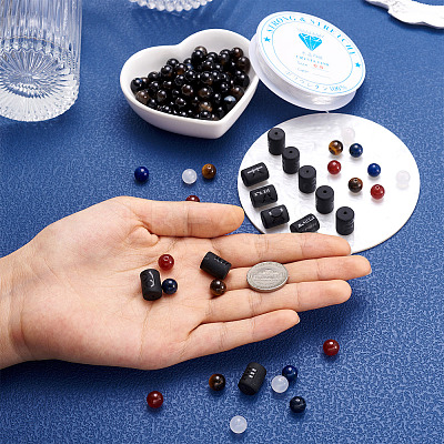 DIY Gemstone Bracelet with Constellation Making Kit DIY-KS0001-25-1