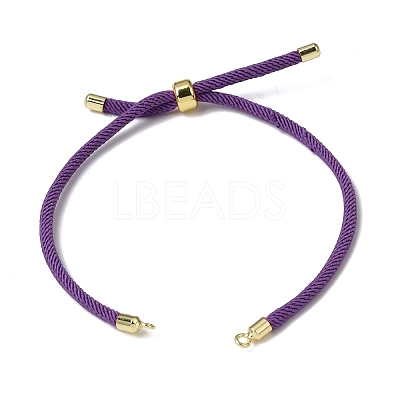 3MM Adjustable Round Nylon Braided Cord Bracelet Making FB-CBAA152-04G-34-1