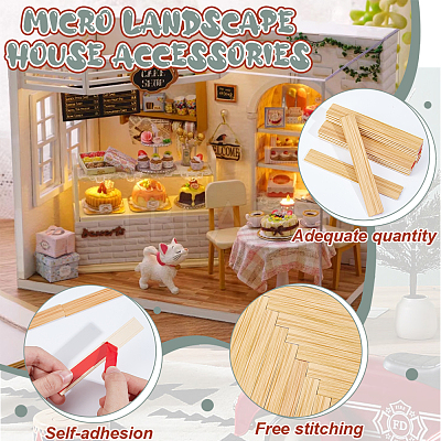 20Pcs Wood Sheet Miniature Ornaments DIY-WH0661-57C-1