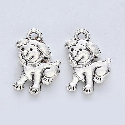 Tibetan Style Alloy Pendants TIBE-R316-012AS-RS-1