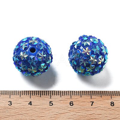 Acrylic Rhinestone Ball Beads OACR-A035-01E-1
