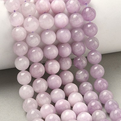 Natural Kunzite Beads Strands G-H313-01B-8mm-1