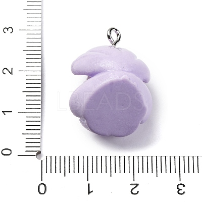 Opaque Resin Pendants RESI-P043-01P-08-1