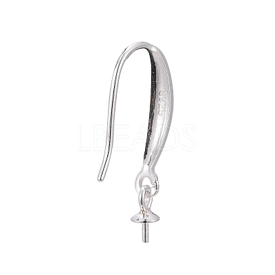 925 Sterling Silver Earring Hooks X-STER-E062-02S-1
