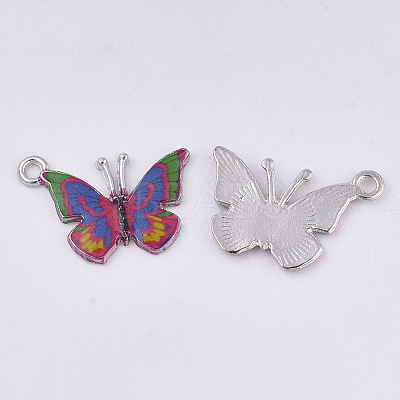 Printed Alloy Pendants PALLOY-R111-14B-1