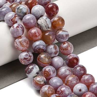 Dyed Natural Carnelian Beads Strands G-G175-A12-01-1