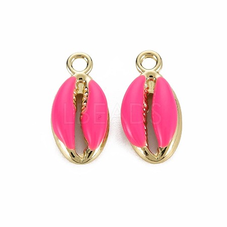 Alloy Enamel Pendants PALLOY-T065-27G-1