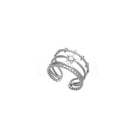 DIY fashionable 304 Stainless Steel ring with non fading color YR5292-6-1