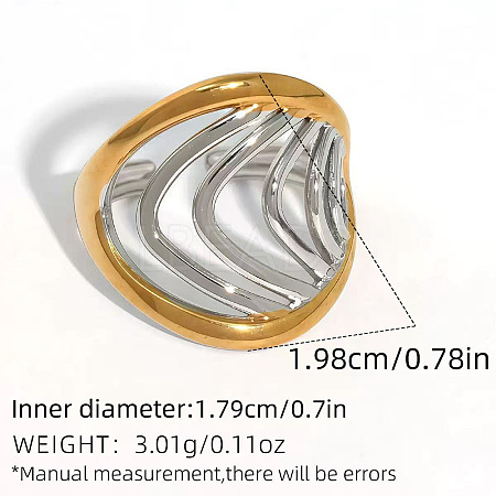 304 Stainless Steel Finger Rings FS-WGC51E5-03-1