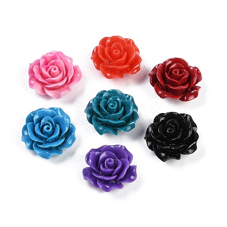 Synthetic Coral Carved Beads CORA-M001-04A-1