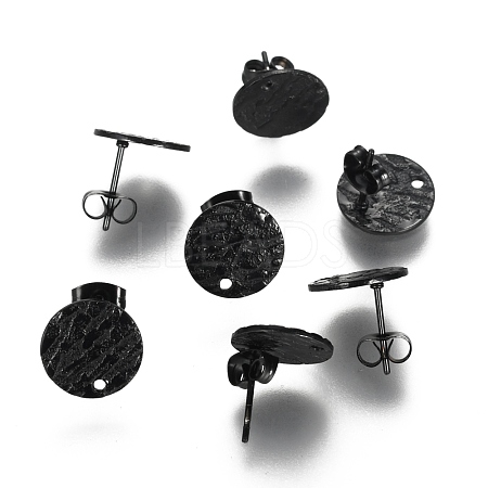 304 Stainless Steel Stud Earring Findings STAS-I157-11B-B-1