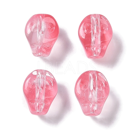 Baking Paint Glass Beads GLAA-S202-17C-1