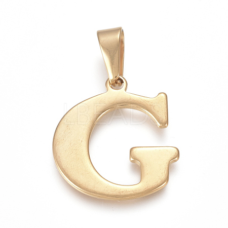 304 Stainless Steel Pendants STAS-F106-95G-G-1